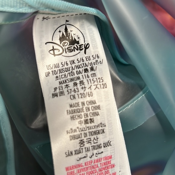 🔥3/$30🔥 NWT - Minnie Mouse Hooded Rain Jacket Blue - Size 4 and 5/6 - Picture 11 of 11